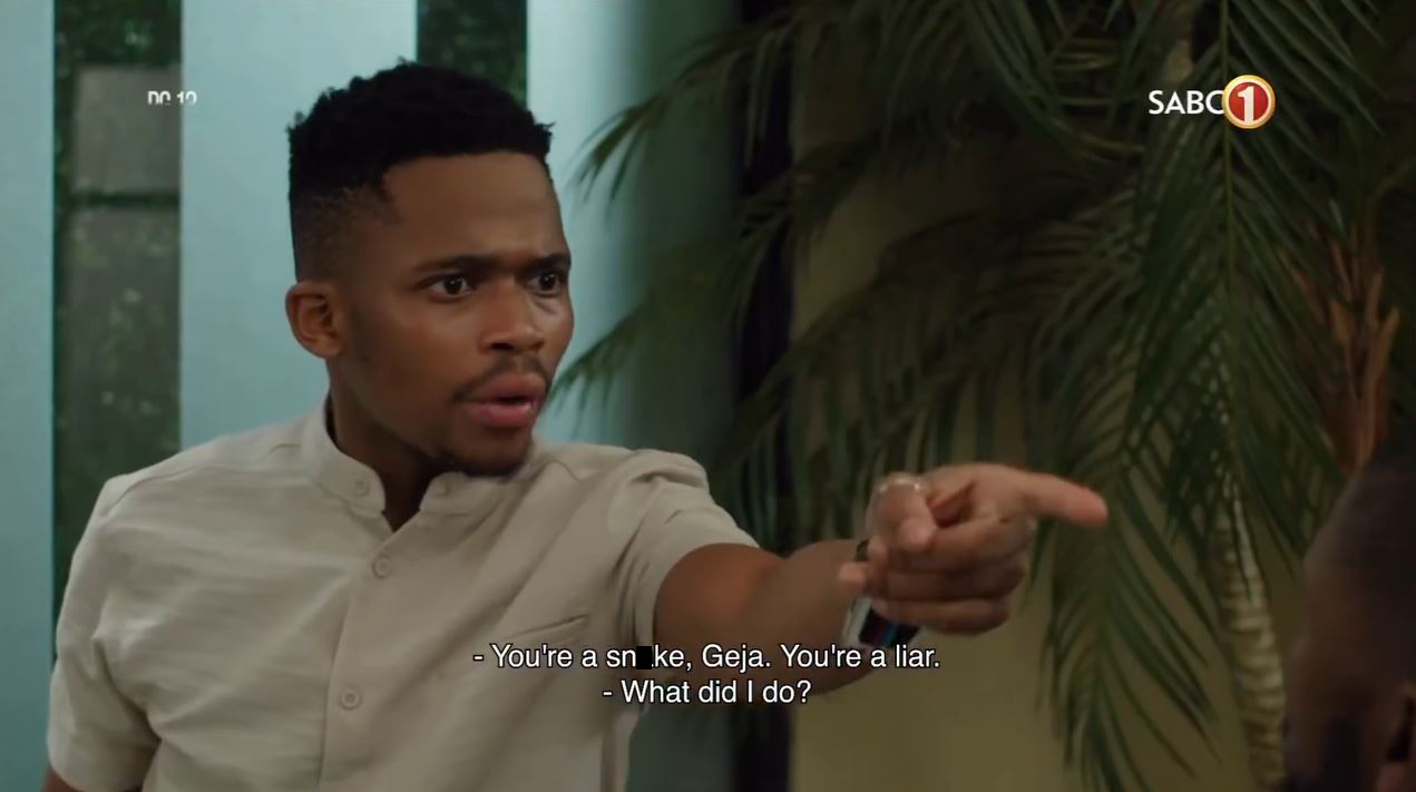 #Uzalo:
Nkunzi is finally back! He’s out of jail, and he wants Nkazimulo to pay…