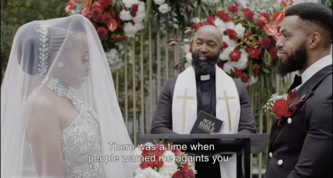 Lehasa breàks down in tèars during Pretty’s heartfelt vow. #SkeemSaam #Prehasa