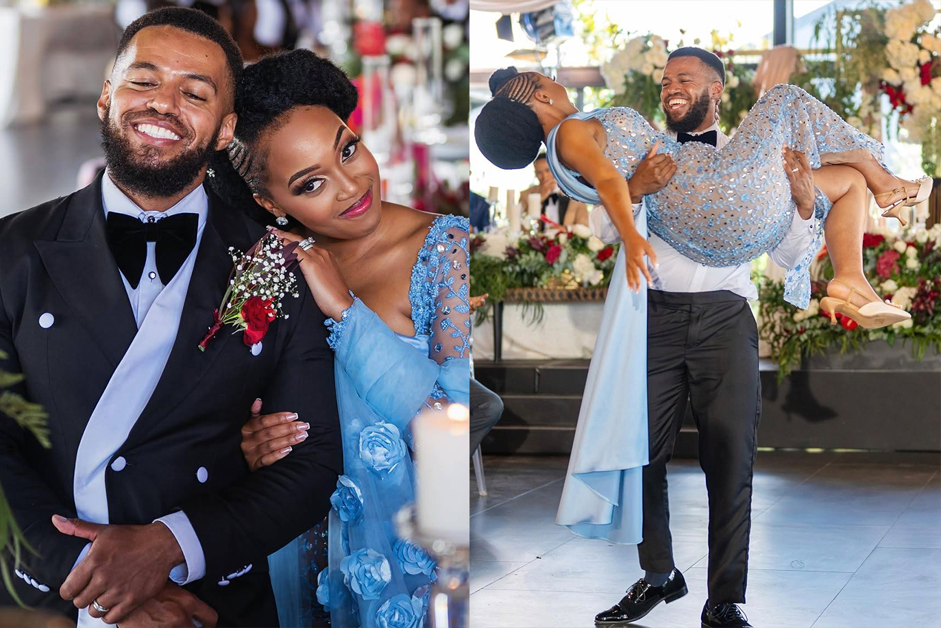 Our favorite newly married couple looking stunning together  #PreHasa #SkeemSaam…