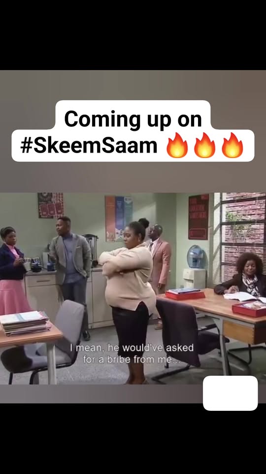 Coming up on #SkeemSaam  
The teachers are worried alfred will loose his job #Sk…