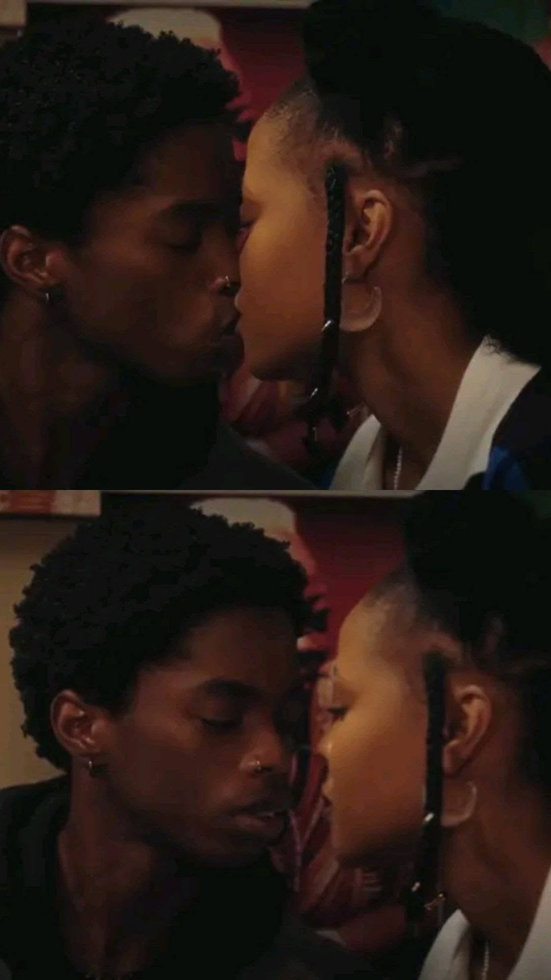 Ora and Junior had a romantic moment