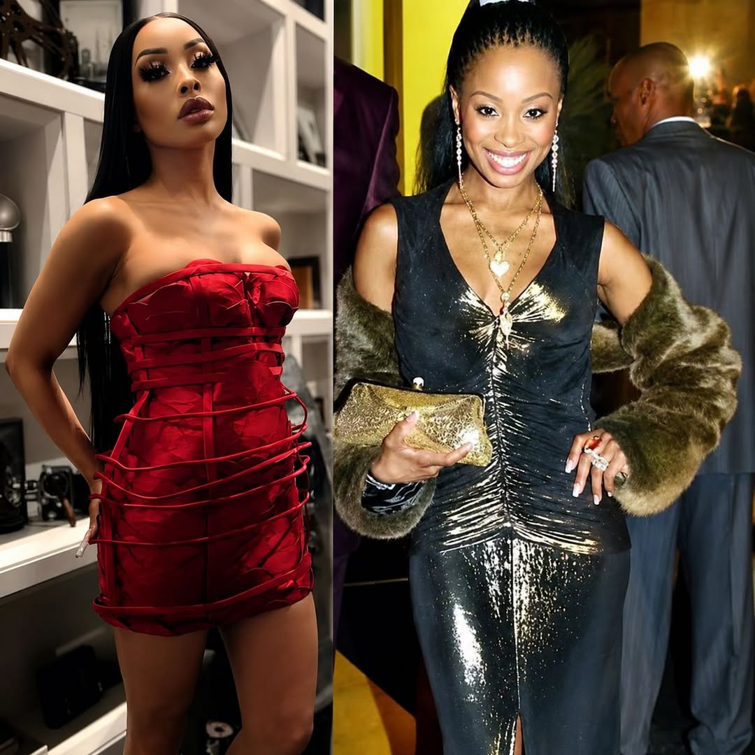 Khanyi Mbau: then vs now 

Her transformation over the years has been nothing sh…