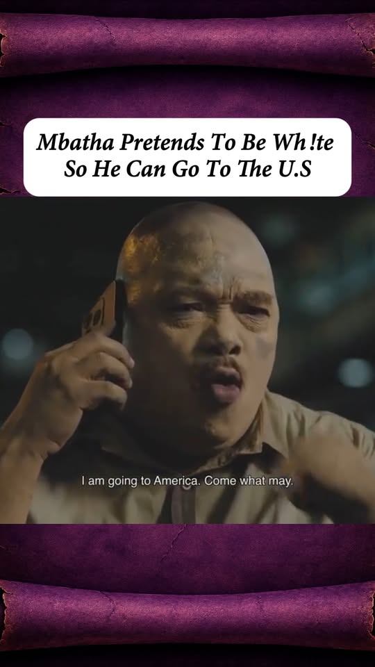 Mbatha Pretends To Be Wh!te To Sneak Into The US As A Refu gee