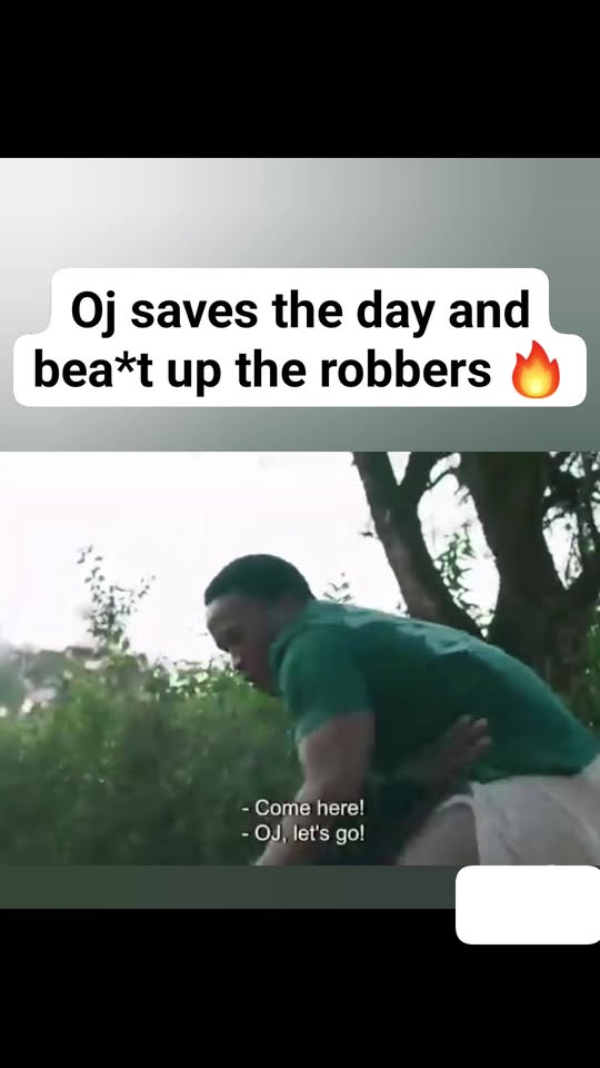 Oj is a real hero he bea*t up the robbers and saved his friends #IsithaTheEn…