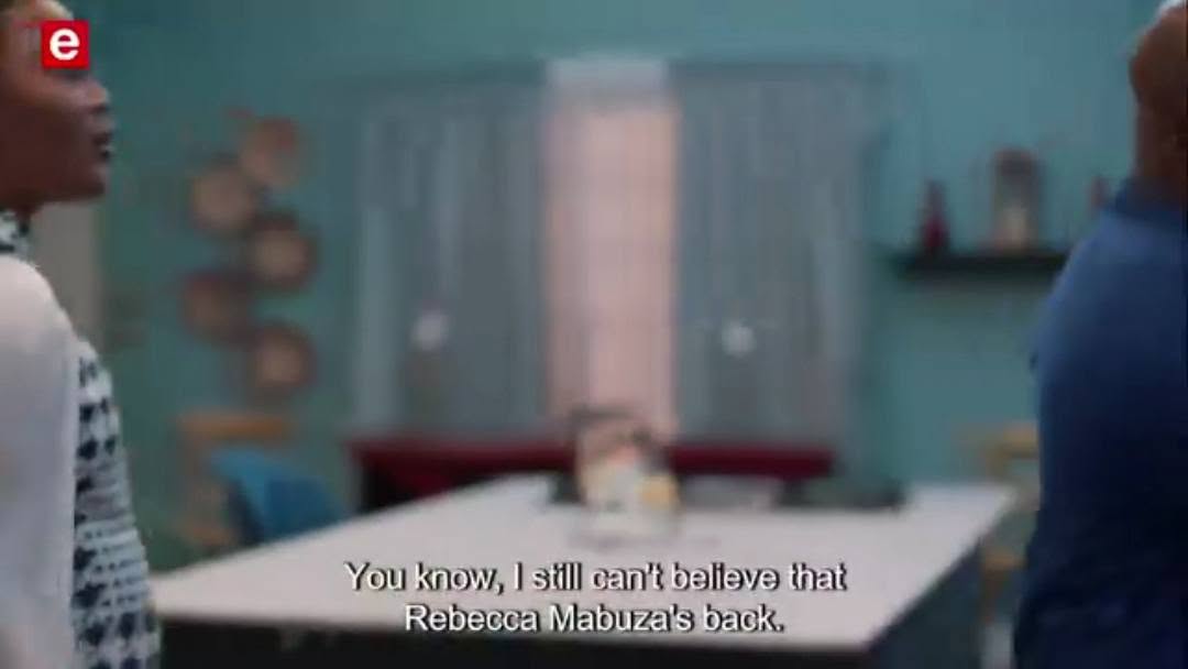Nolitha can’t believe that Rebecca is back and she’s alive